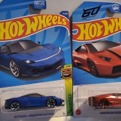 Hot Wheels Automobili Pininfarina Battista & Lamborghini Reventon Sports Car Toy
