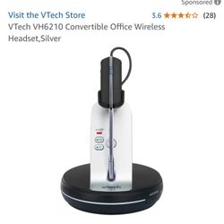 VTech VH6210 Convertible Office Wireless Headset,Silver