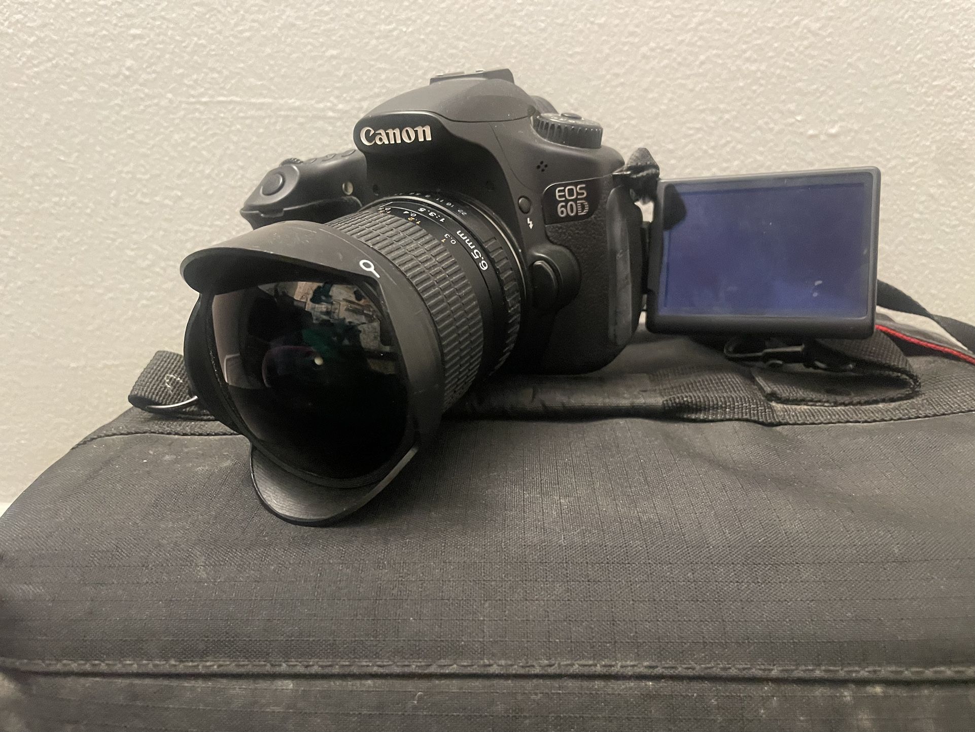 Canon 60D w/ 4 lenses