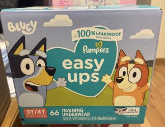 Pampers Easy Ups Training Underwear Diapers 3t-4T