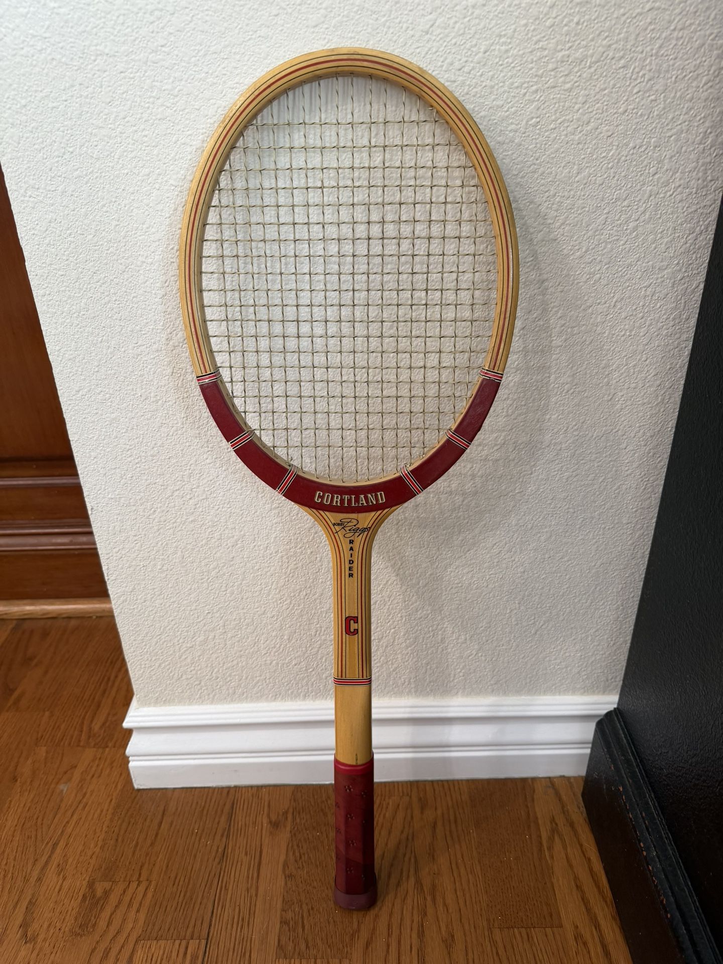Vintage Cortland Bobby Riggs Raider Tennis Racket