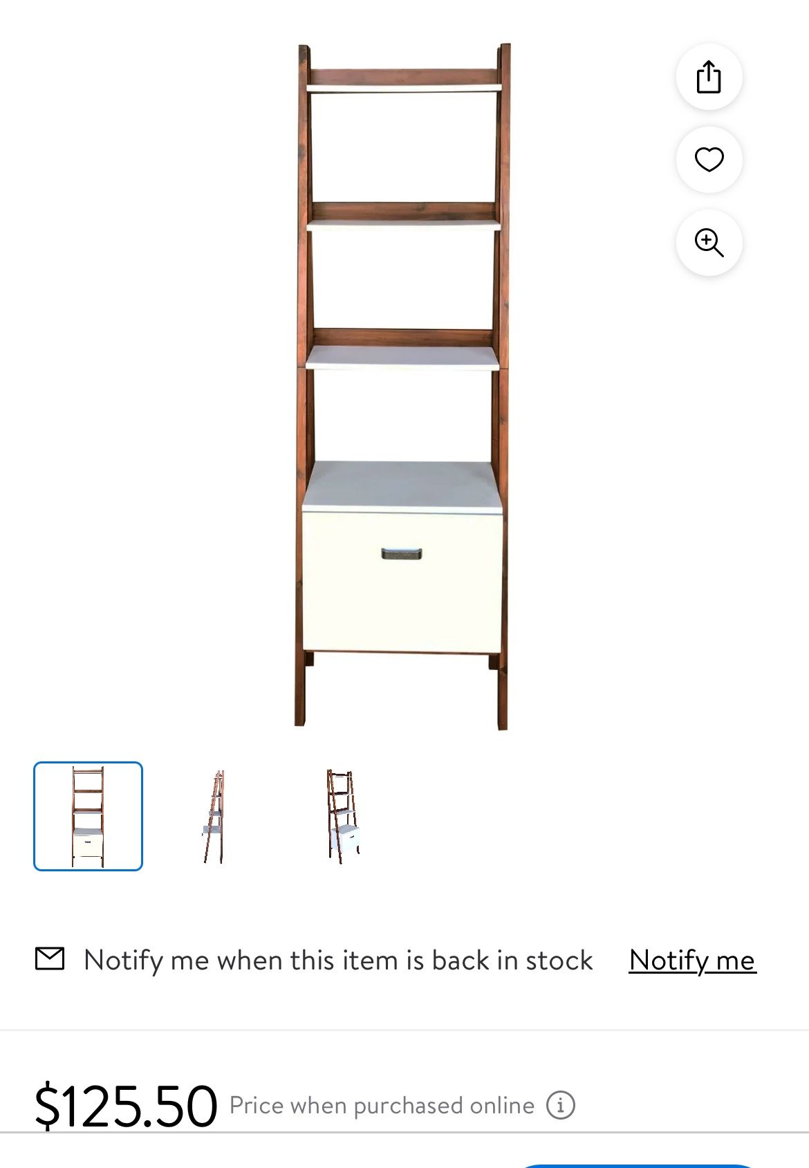 Book Shelve With Drawers