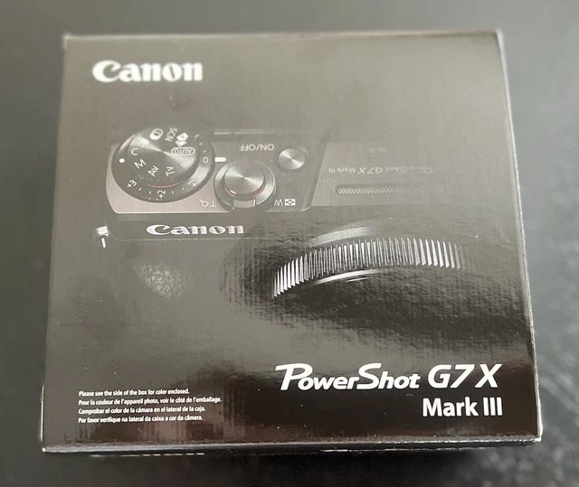 Canon PowerShot G7 X Mark III - 20.1MP Point & Shoot Digital Camera - Black
