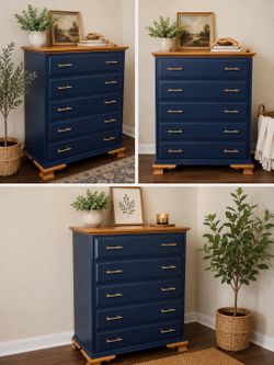 Elegant restored antique chest of drawers