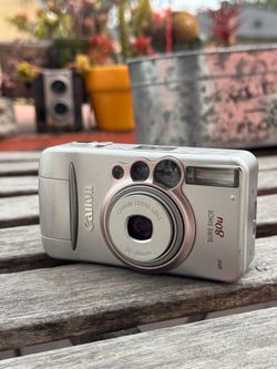 Vintage canon Sureshot 35mm film camera