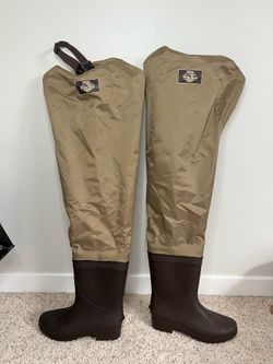New White River Waterproof Fishing/Hunting Wader Boots – Size 10
