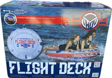 Ho Sports Flight Deck Towable Up to 3 Persons With Towpro System Electric Pump