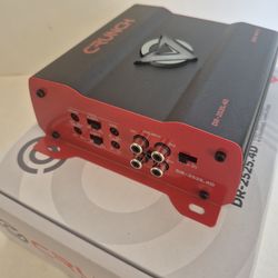 CRUNCH 2525 WATTS 4 CHANNEL BUILT IN CROSSOVER CAR AMPLIFIER