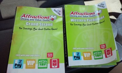 Attraction COUPON BOOKS FUNDRAISING