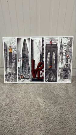 New York City Skyline Canvas Wall Art