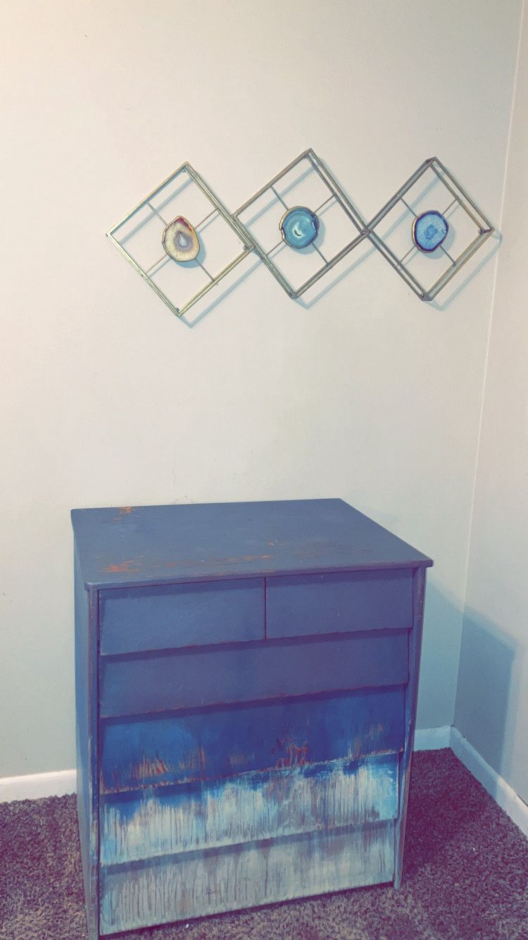 Rustic Dresser – Moving Sale! Handmade wooden dresser with a rustic theme, perfect for a boy’s or teenager’s bedroom. Solid build, unique design,
