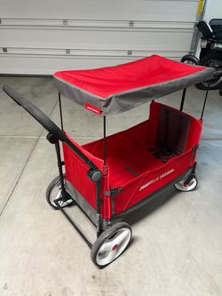 Radio Flyer Folding Wagon with Canopy