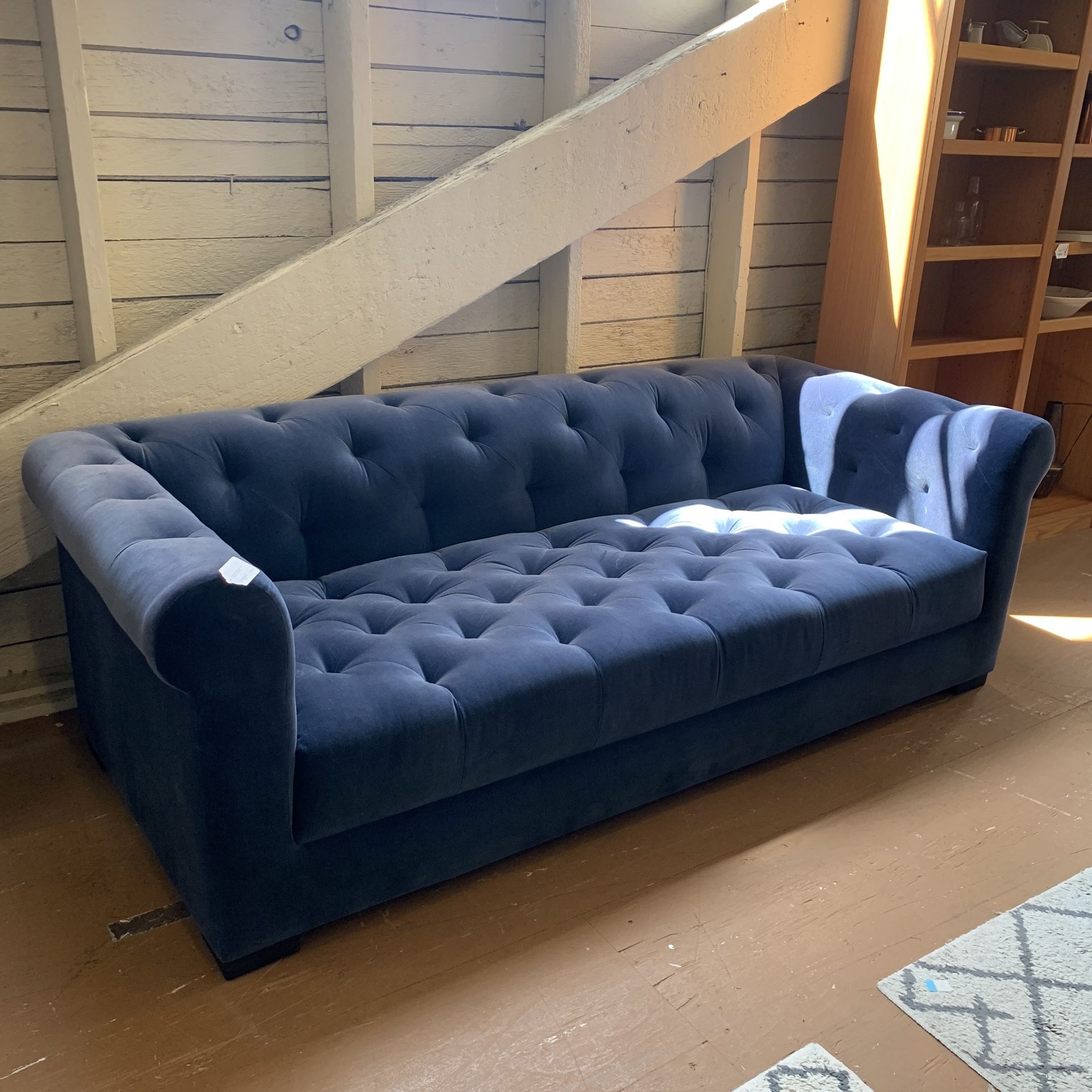 Restoration Hardware Indigo Chesterfield Sofa