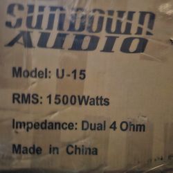Sundown Audio 15"sub