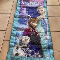 Elsa And Anna Sleeping Bag In Good Shape 