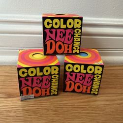 NWT NeeDoh Color Change