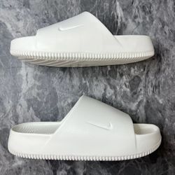 Nike Calm Slide Slides Sandals Slippers Sail FD4116-100   Men's Size 9