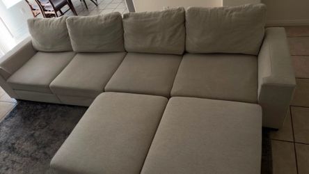 Sectional Sofa + 2 ottomans