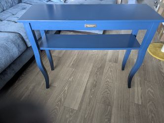 Navy Blue Console/Entry Table
