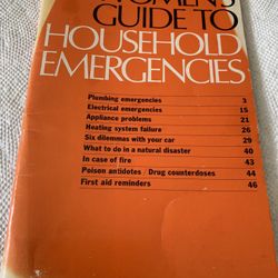 Vintage Women’s Guide To Household Emergencies