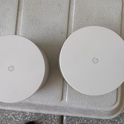 2 Google Wifi Routers 