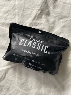 Brand new True Classic Black Boxer Brief XL
