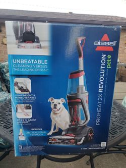 BISSELL CARPET SHAMPOOER Proheat 2X Revolution Pet Includes A Bottle Of Bissell Shampoo
