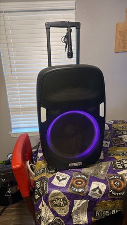 Altec Lansing Portable Party Speaker with Microphone