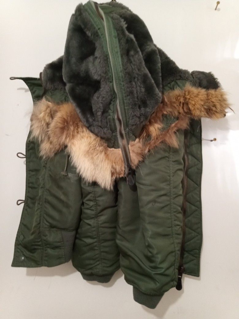 Vtg Skyline Co 1966 N-2B Mens Medium USAF Aircrew Vietnam Pilot Coyote Jacket