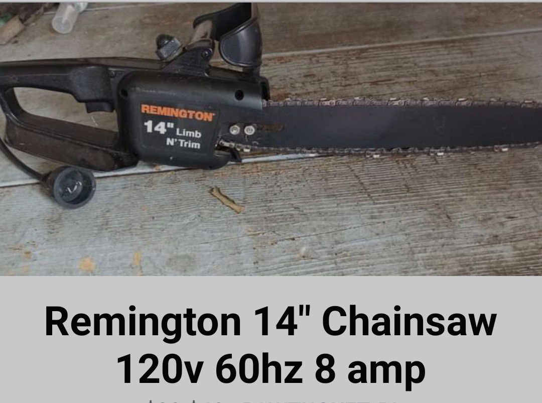 Remington 14" Electric Chainsaw