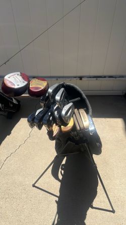 Vintage golf clubs