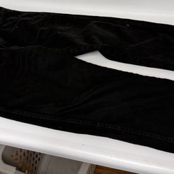 Black denim jeans (washed), to be patched, or good for use as fabric. 