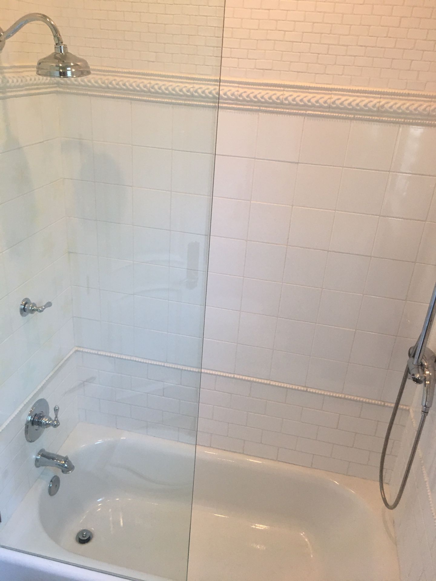 FREE. Plate Glass Shower Panel U