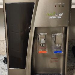 NutriChef Silver Water Dispenser Cooler