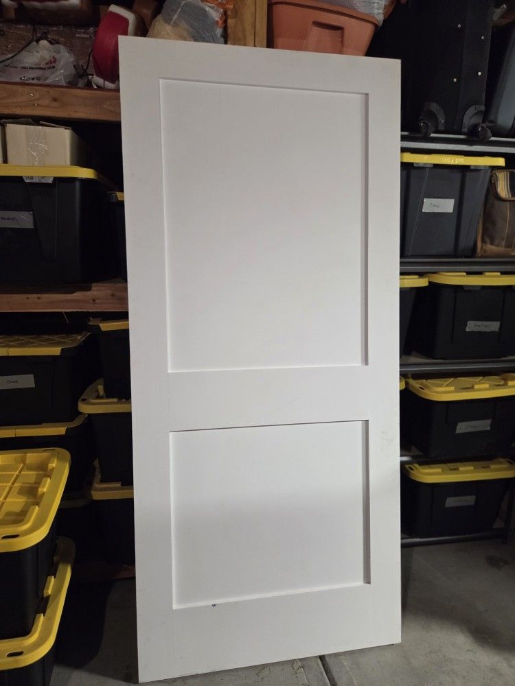 NEW barn door set ~ 36" solid core door + parts