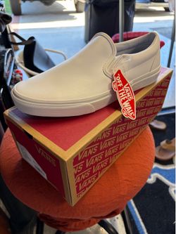 Vans classic slip on white
