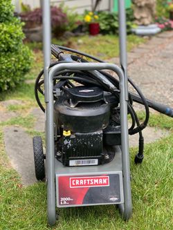 CRAFTSMAN PRESSURE WASHER 2000 PSI