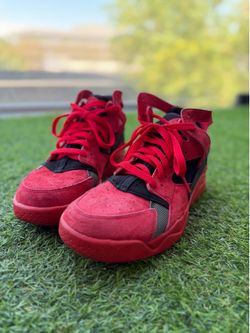 Size 6.5 - Nike Air Flight Huarache University Red Black