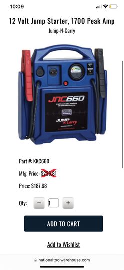 JUMP N CARRY—PRESSURE WASHER—COMPRESSOR ACCESSORIES