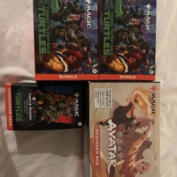 Magic The Gathering Ninja Turtles & Avatar MTG Lot - Commander Deck, Bundle & More!