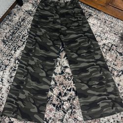 Brand New Wide Leg, Fatigue, Denim Jeans