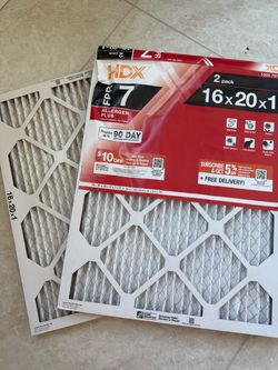 Air filters 16x20, 2 pack