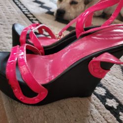 Hot Pink Heels Size 8