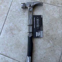 Stiletto 15 oz. TiBone Milled Face with Curved Handle