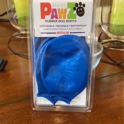 Rubber Dog Boots-Medium