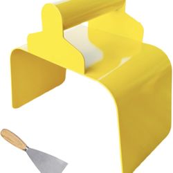 Landscape Curb Trowel with Handle and Putty Knife