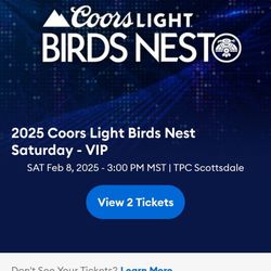 Bird Nest Tickets 