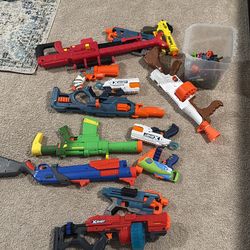 Nerf gun arsenal