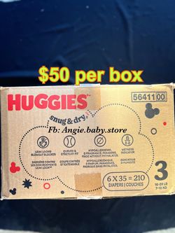 Huggies Snug & Dry Size 3 Diapers 210 Count