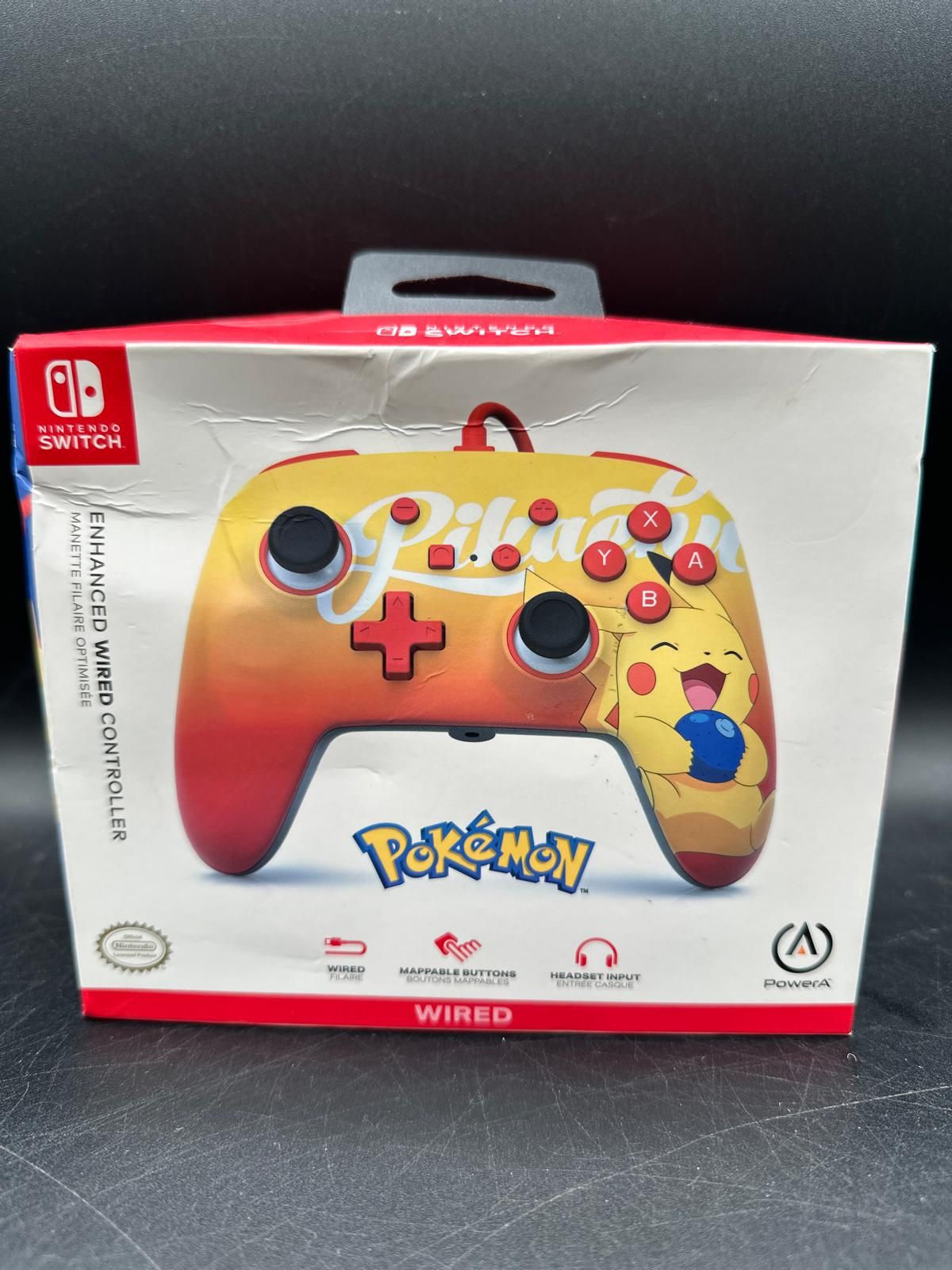 The Nintendo Switch Pikachu wired controller by PowerA